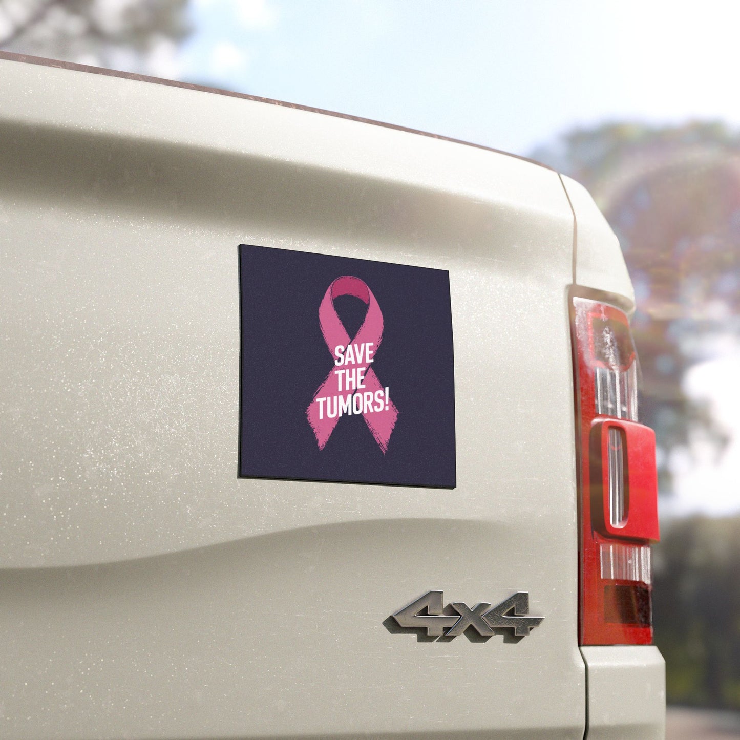 Save The Tumors Car Magnet
